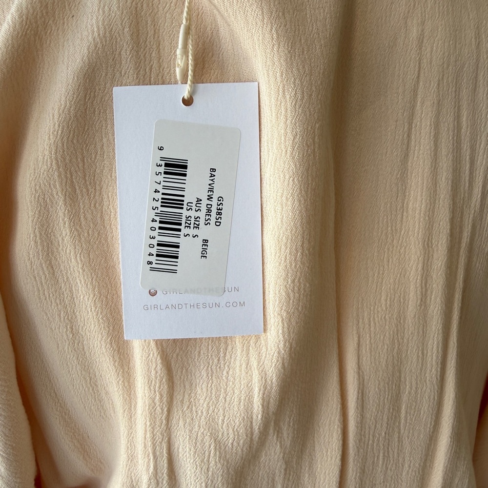 Girl and the Sun beige Maxi Dress - Picture 5 of 7